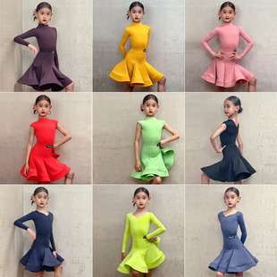 FAZ兒童拉丁高端舞服拉丁舞規(guī)定服裝 少兒拉丁舞服女童比賽表演服