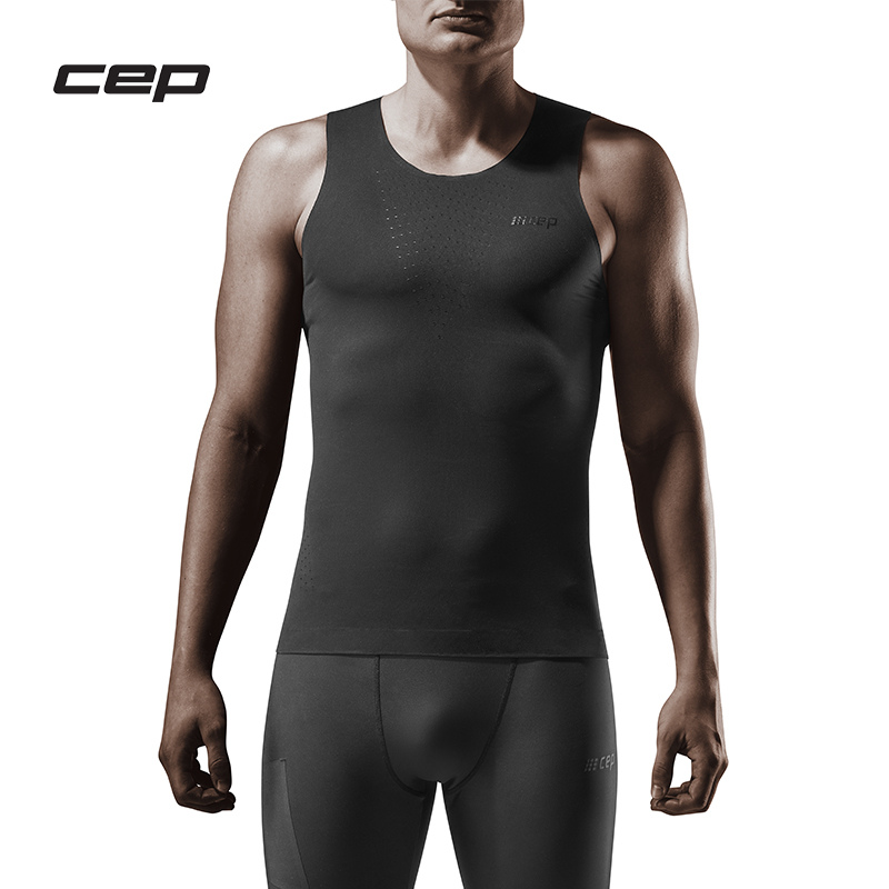 cep运动健身跑步透气春夏t恤背心