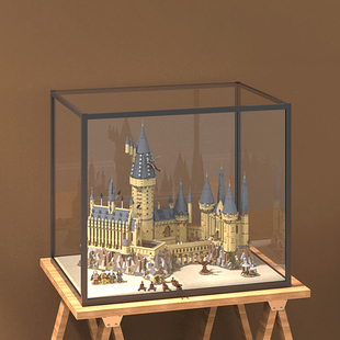 透明手办车机甲模型积木乐文玩古董收藏品高达展示盒柜防尘罩定制