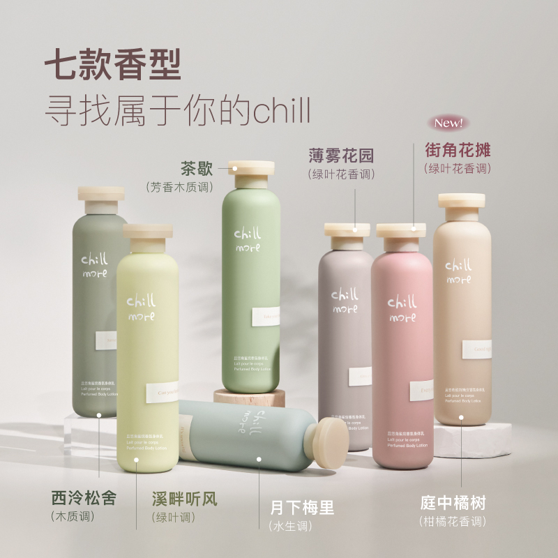 chillmore且悠角鲨烷香氛身体乳保湿滋润补水润肤易吸收秋冬