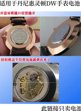 适用于DW丹尼尔惠灵顿B40RS B38R1 B36R5 B32R1 B32S1手表电池AG1
