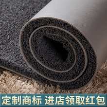 塑料丝圈裁剪户外地毯防滑防水店面进门垫地垫客厅大面积定制logo