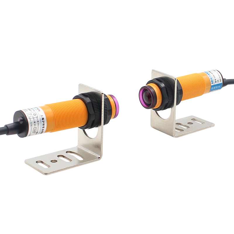 紅外線對射光電開關(guān)E3F-5DN1-5L/5DN2/5DP1/5DP2三線NPN常開24V