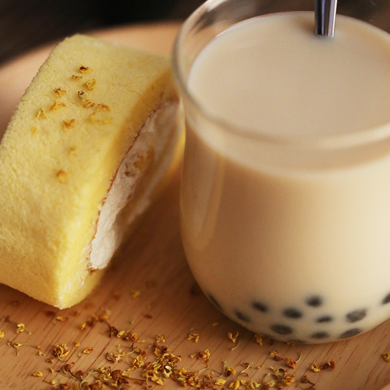 水间手冲diy非速溶桂花乌龙奶茶