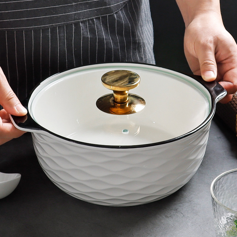 双耳汤碗大号家用2026新款釉下彩带盖螺蛳粉碗陶瓷汤锅面碗大汤盆,餐饮具,碗,淘宝优惠券,粉丝福利购,淘宝优惠卷