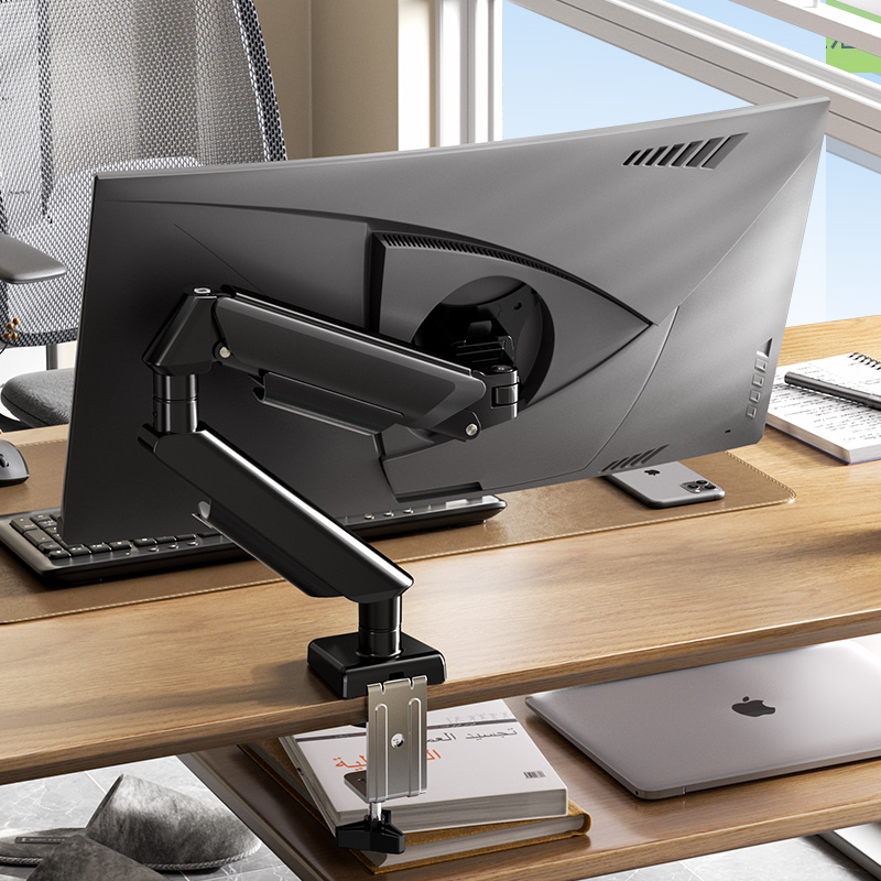 显示器支架机械臂电竞双屏升降VESA孔通用电脑屏幕托架便携屏底座