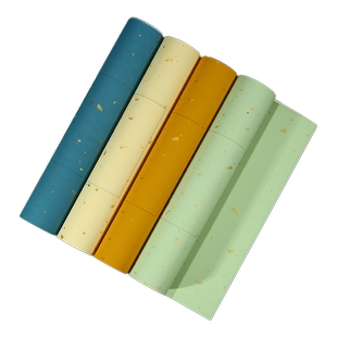 颢文轩蜡染小品楹联纸五言七言宣纸对联仿古半生熟书法创作专用纸仿古洒金毛笔字楷书篆书国展投稿书法作品纸