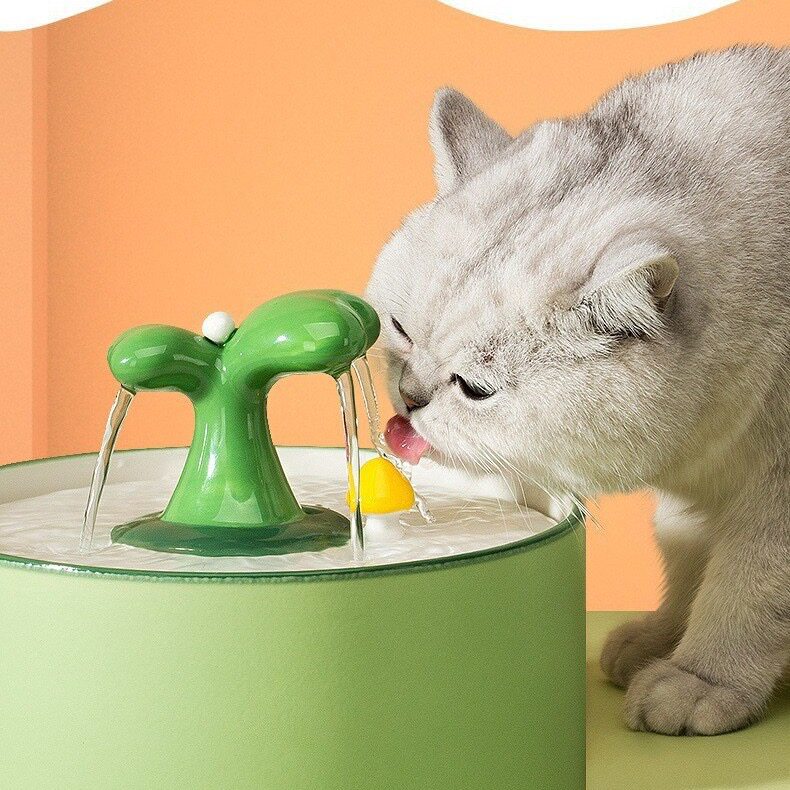 猫咪饮水机陶瓷流动饮水器循环电动活水猫自动喝水神器碗宠物用品