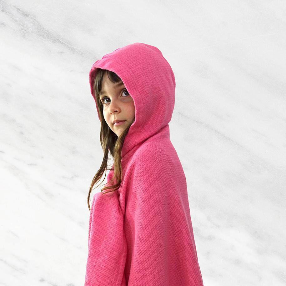 法国EKOBO婴童有机棉浴巾纯棉新生宝宝超软吸水儿童带帽斗篷浴袍