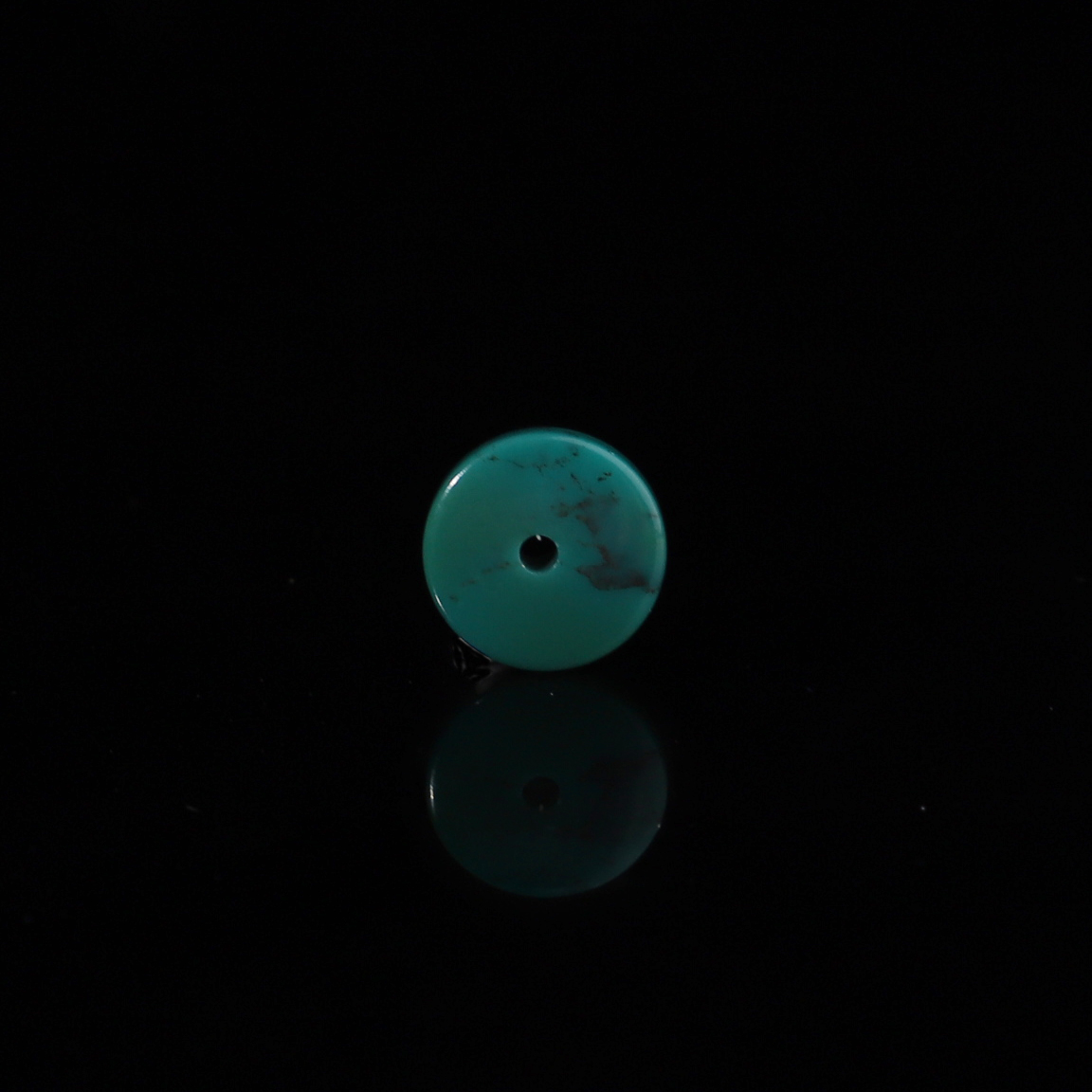 湖北绿松石隔片直径7.6mm