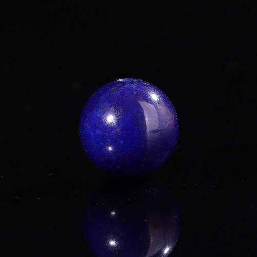 天然原矿青金石13.6mm单珠