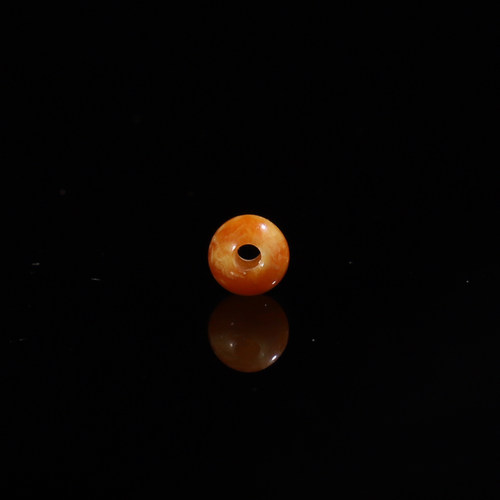 毕业级天然琥珀老蜜蜡直径5mm