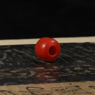 毕业级四川南红大孔珠老型珠隔珠配饰配件半宝石天然南红散珠