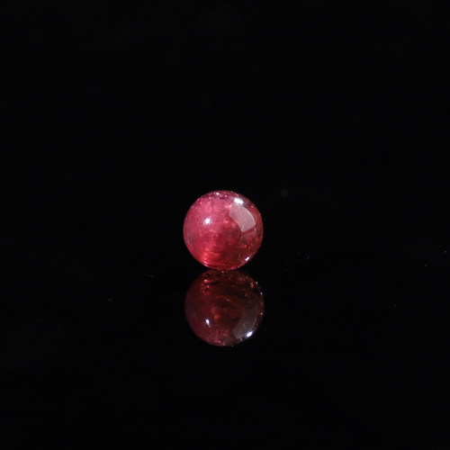 天然红色碧玺散珠单珠6.2mm