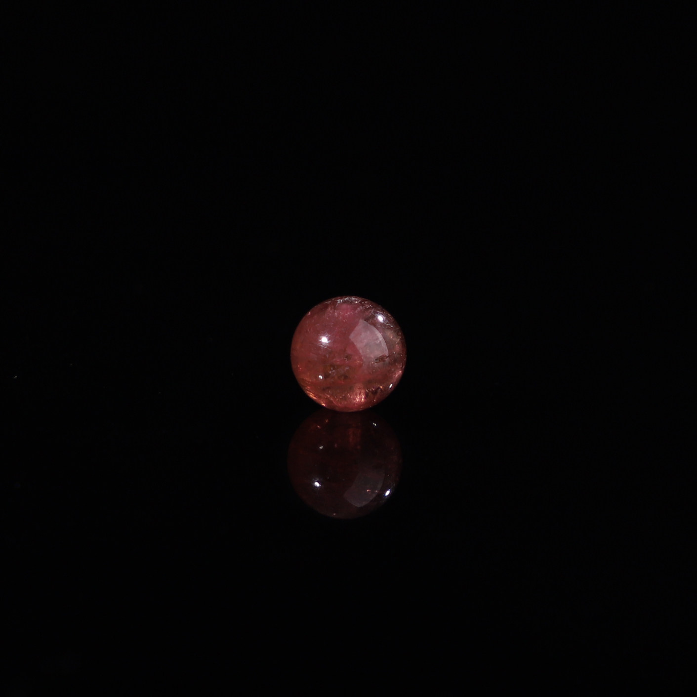 天然红色碧玺散珠子手链diy男女士手串项链6.6mm串珠 299号