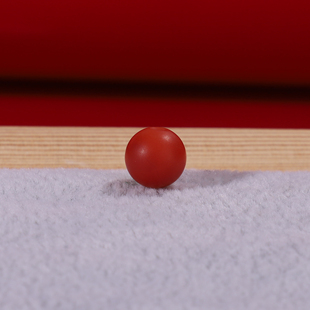 毕业级柿子红保山南红圆珠直径7mm单珠满色满肉杨柳料滴水洞