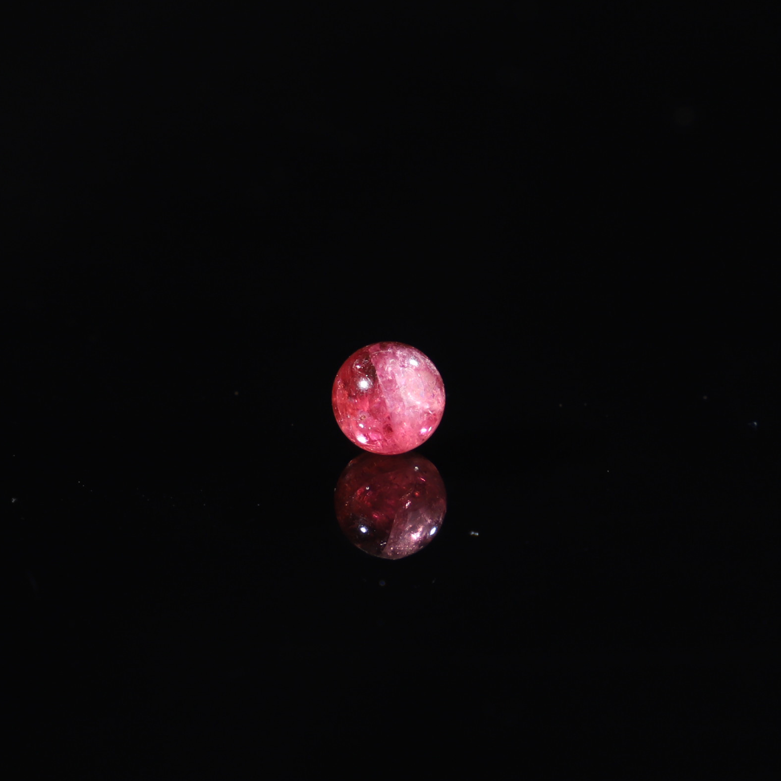 天然红色碧玺散珠子手链diy男女士手串项链手工6mm串珠 180号