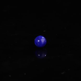 纯天然青金石散珠6mm圆珠无白矢车菊蓝单珠多宝手串配珠 138号