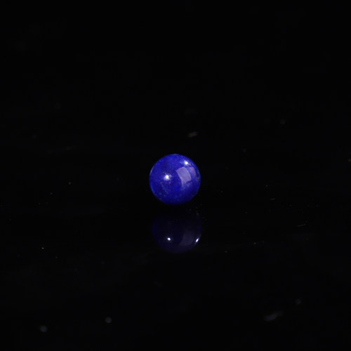 天然青金石散珠6mm圆珠无白