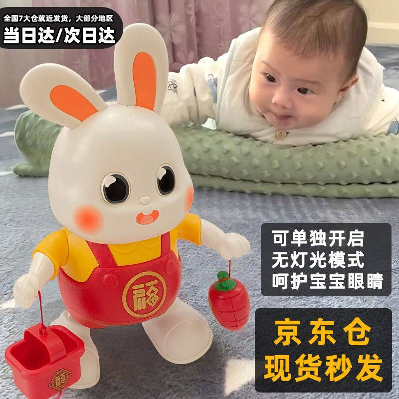 永聚乐0一1岁小福兔婴儿会唱歌跳舞玩具练习抬头训练6新生宝宝3个属于什么档次？