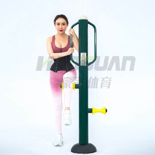 厂家户LJ-016G外塑木体路育小健身器材区公动园广场运径腿部按摩