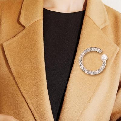 胸针高档女奢华气质珍珠