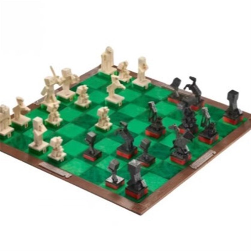 我的世界国际象棋mc周边桌游套装模型儿童益智玩具生日礼物送男孩