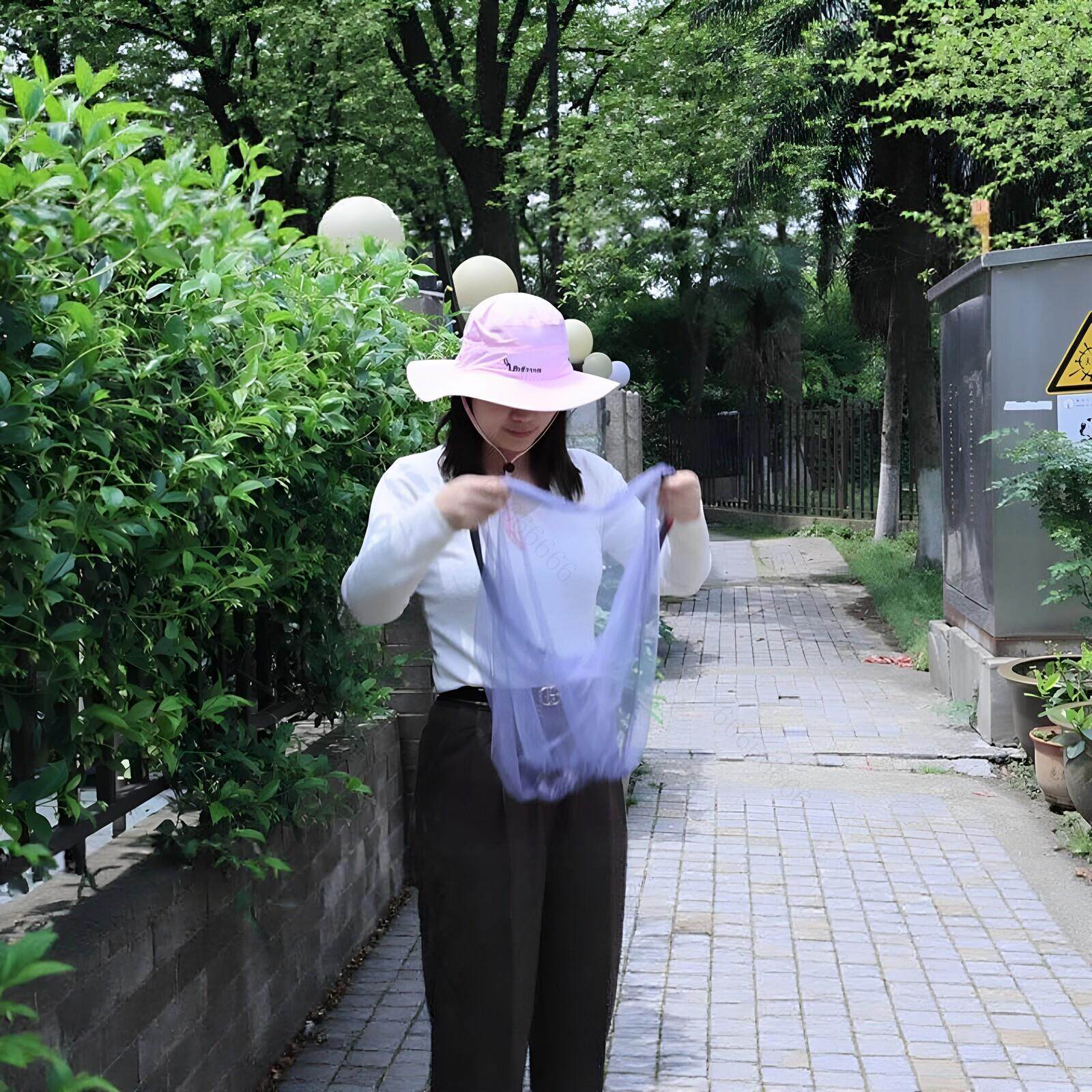 【帽子头纱】防柳絮纱网网纱防杨絮防蚊虫面纱头纱帽子头套防晒帽