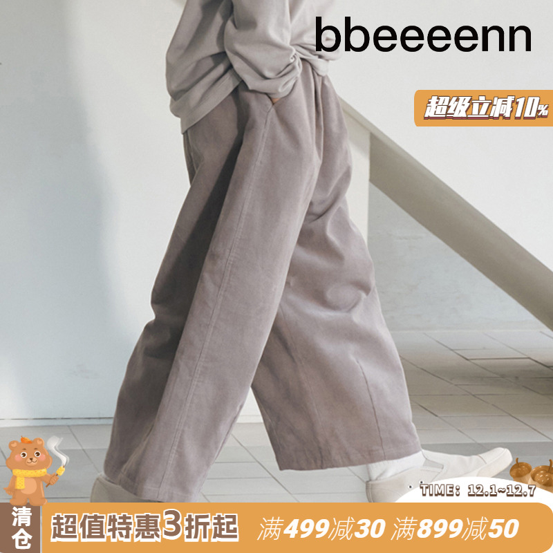 bbeeeenn长裤灯芯绒休闲裤