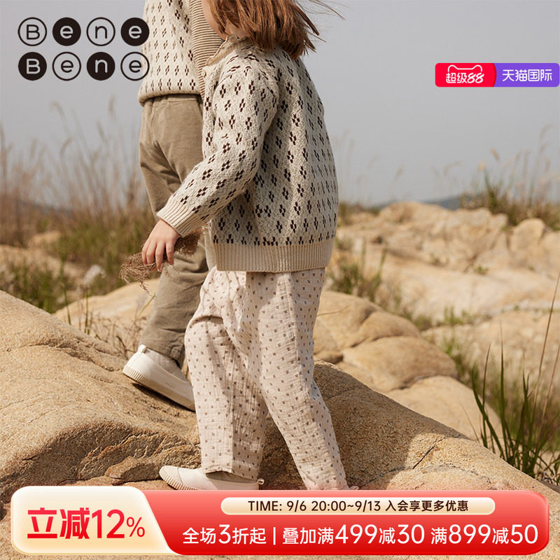 男女童长裤韩国小众品牌裤子图片