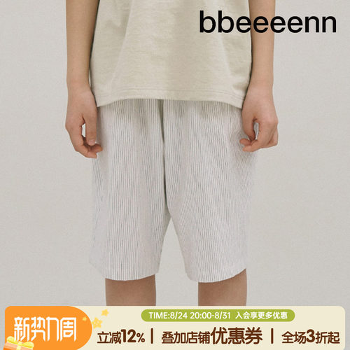 bbeeeenn短裤棉麻休闲裤