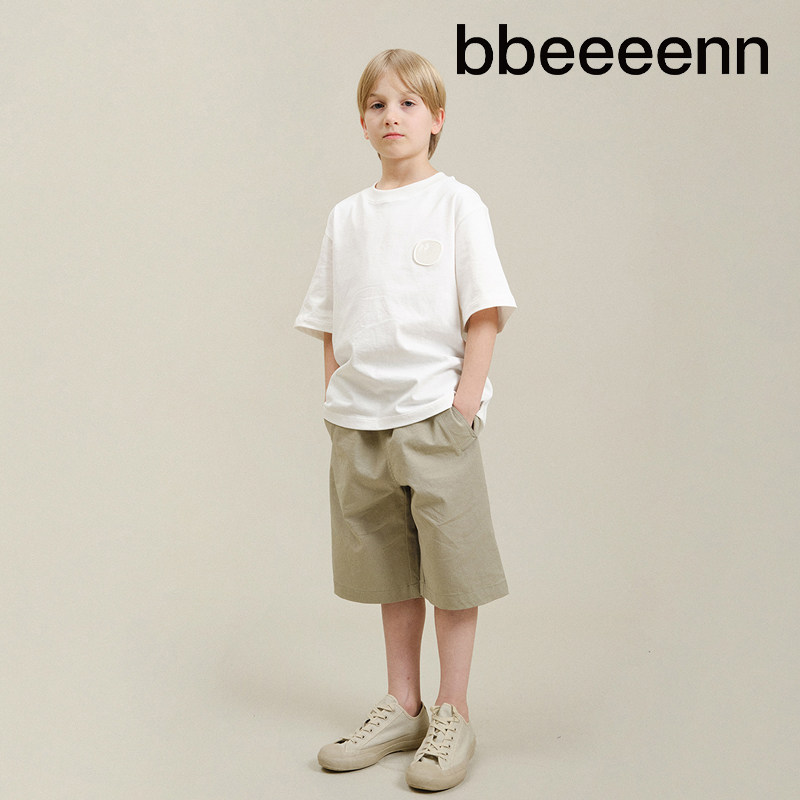 bbeeeenn夏季棉混纺儿童短裤图片