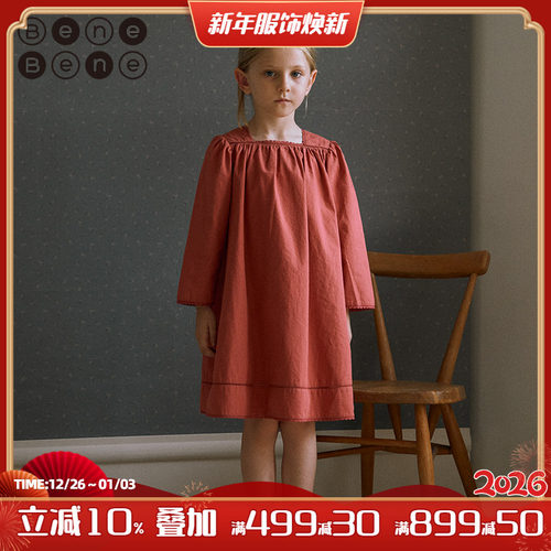 韩国长袖连衣裙BeneBene女秋季