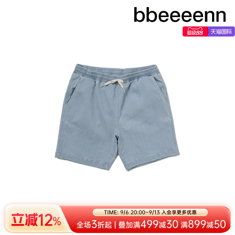 韩国童装bbeeeenn牛仔短裤图片