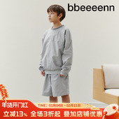 运动风网眼内衬长袖 bbeeeenn春夏新款 童装 卫衣中大男女儿童薄T恤
