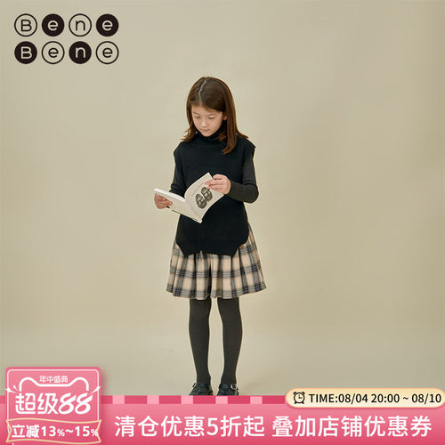秋冬童装BeneBene短裙