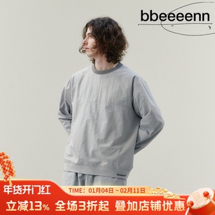 bbeeeenn春夏新款大童运动长袖圆领卫衣亲子装男士透气速干薄T恤