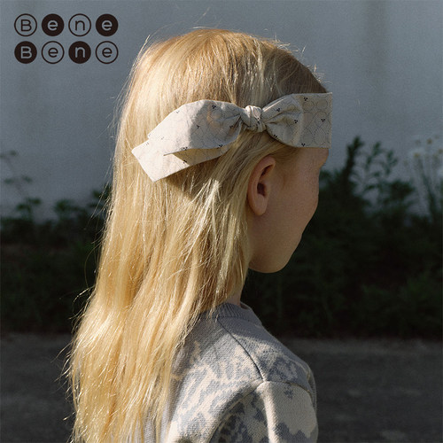 benebene女童蝴蝶结发夹两件套