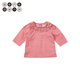 雪纺衫 婴儿全棉上衣女宝宝花瓣领方格薄款 新夏款 benebene韩国童装