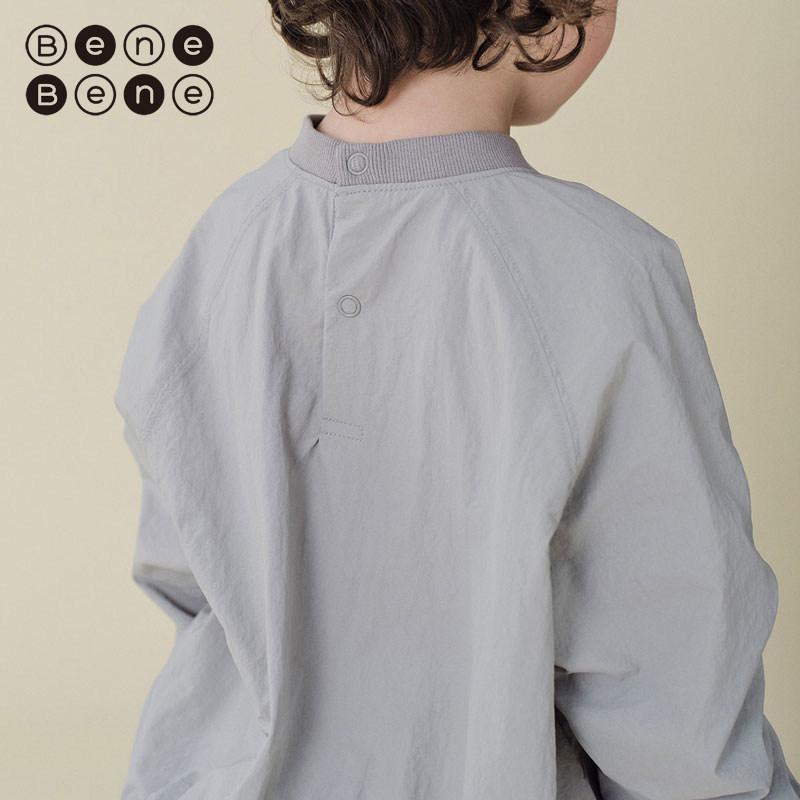 benebene速干简约运动T恤春夏新款男童薄学院风长袖宽松舒适卫衣