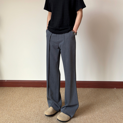 布老哥Blog夏季薄款肌理感西裤