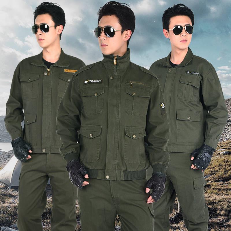 套装机修耐磨迷彩户外劳保服