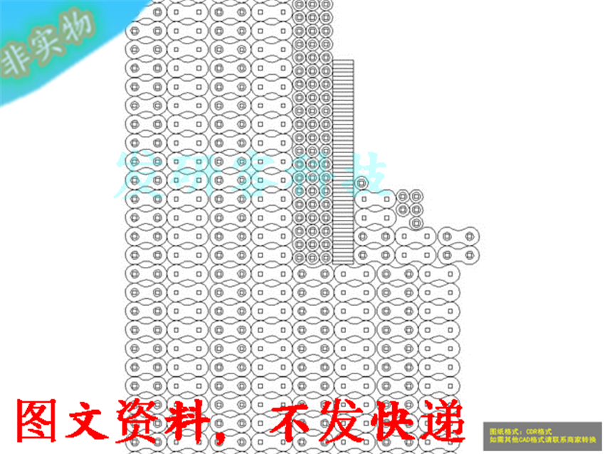 DIY链条齿轮传动机械结构模型  激光线切割雕刻CAD格式图纸素材