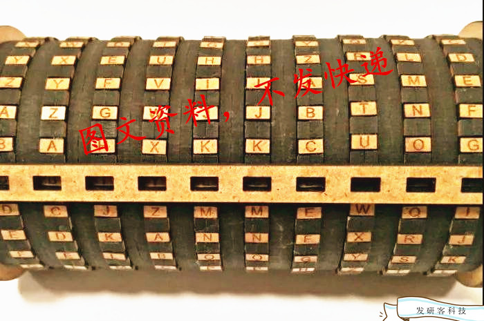 创意达芬奇10位数26个字母密码锁 线切割激光雕刻CAD格式图纸素材