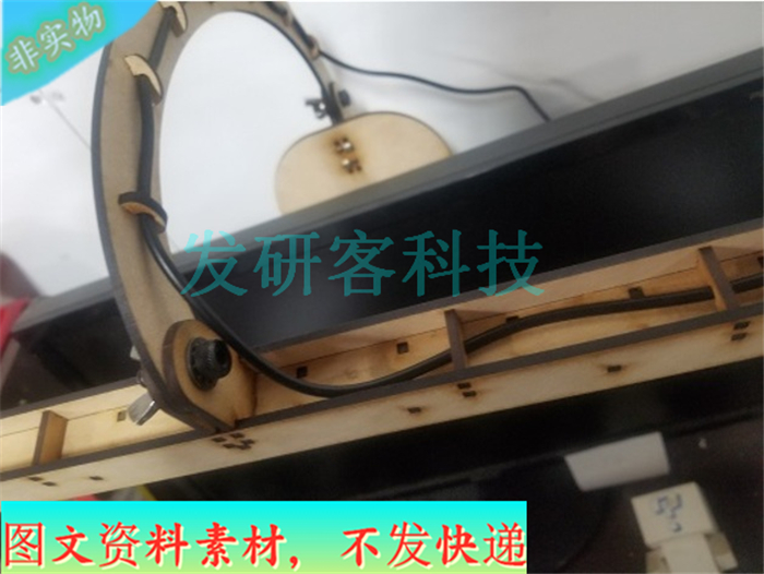 3D立体 LED灯条拼装模型 线激光切割雕刻CAD/DXF矢量图纸素材