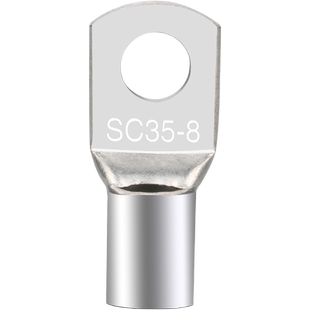 国标A级加厚冷压窥口鼻SC2.5/4/6/10/35-8平方镀锡铜线鼻子接线端