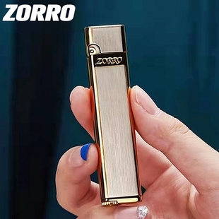 佐罗煤油打火机纯铜超薄砂轮男士 创意潮防风复古女送老公 纤巧个性