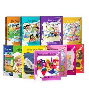 【可点读】新升级红火箭分级阅读Red Rocket Readers海尼曼作者英文原版蓝盒黄盒儿童绘本英语书启蒙小怪兽点读笔raz大猫 中图正版