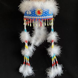 古装 新疆香妃帽 皇后演出帽含香民族帽 还珠格格香妃头饰 抖音同款