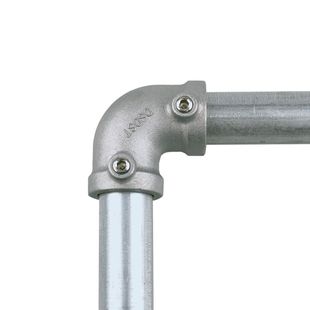 20/25/32mm钢管6分管连接件镀锌水管配件立体四通接头免焊 紧固件